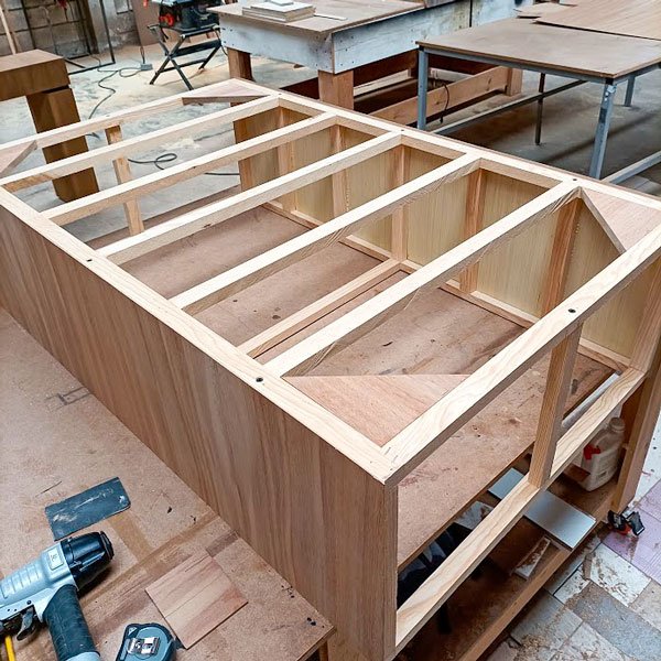 proceso de fabricacion de muebles mesa de centro